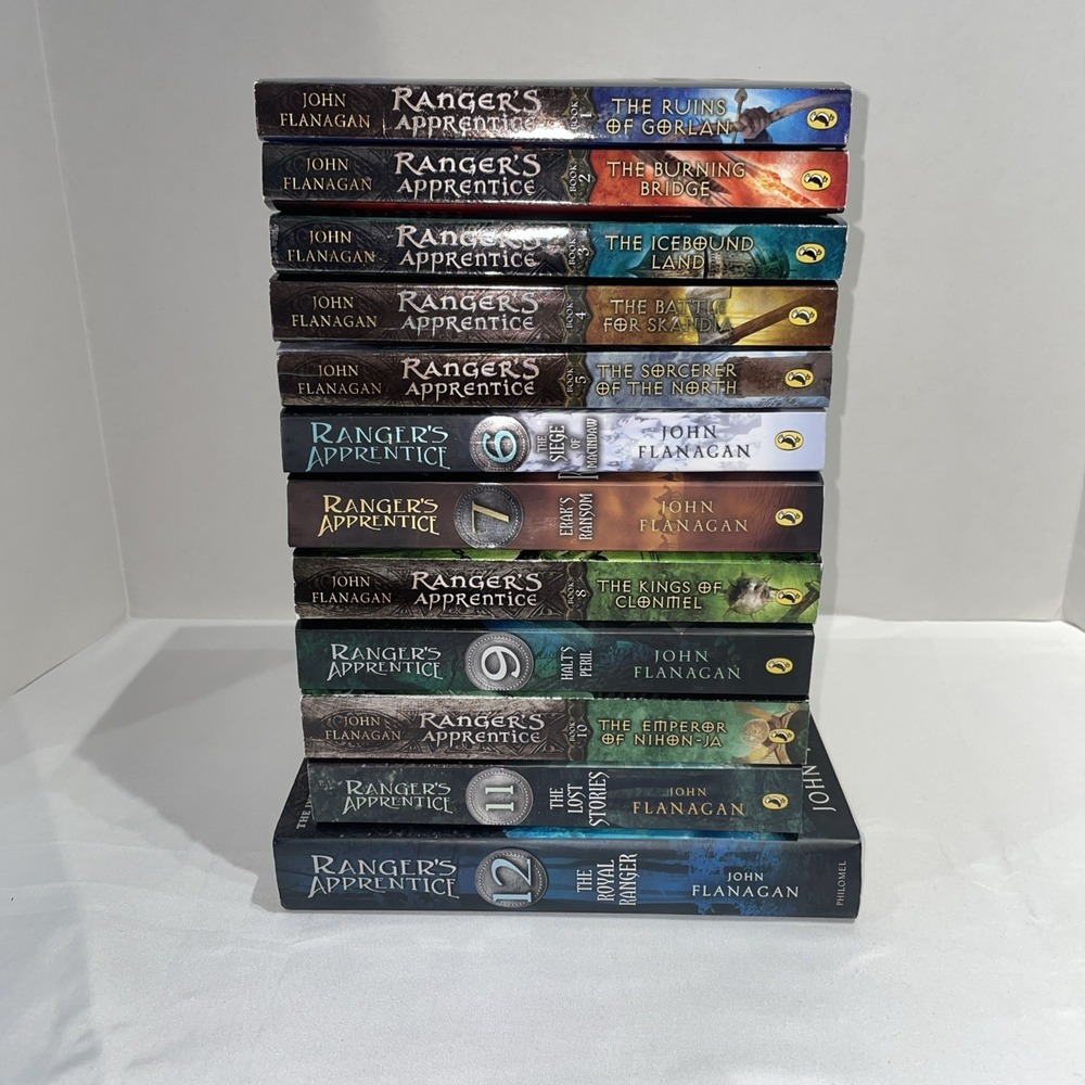 Ranger's Apprentice Books 1-12 Set John Flanagan Paperback Hardcover YA Fantasy